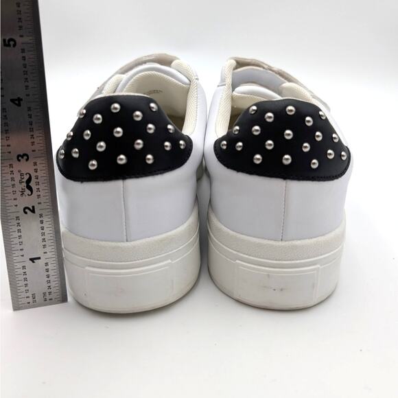 J/Slides Gennie Studded Platform Sneaker Shoes Women's White Size US9.5M EU40 - Picture 4 of 12